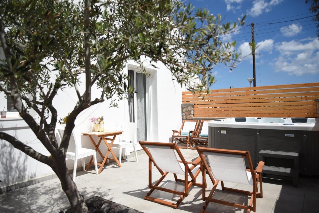 White Wave Villa, 3Min Walk From Beach Kamári 外观 照片