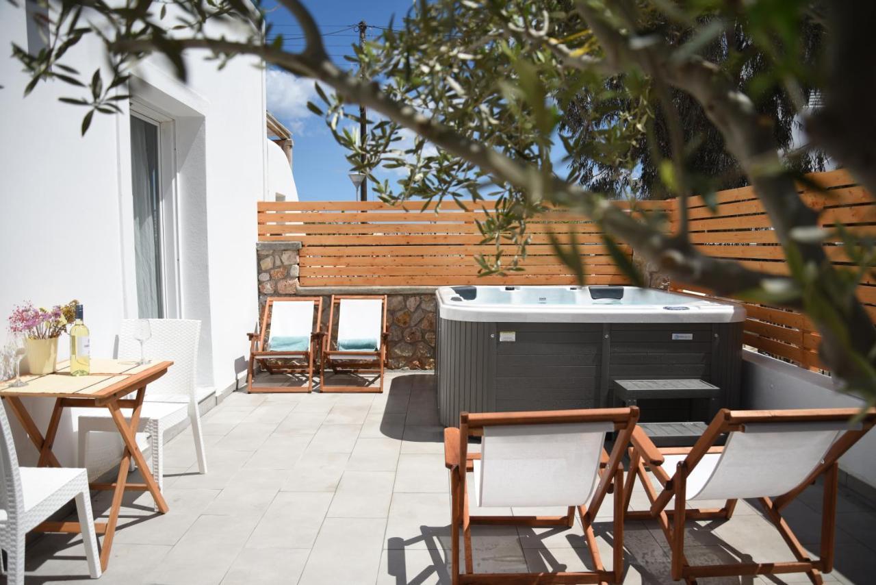 White Wave Villa, 3Min Walk From Beach Kamári 外观 照片